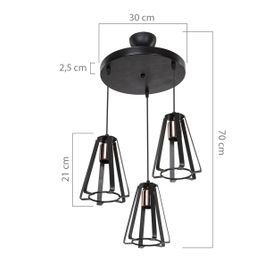 Modelight Costa 3’lü Çember Avize