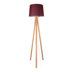 Modelight Deko Bambu Ayak Tripod Lambader  - Bordo