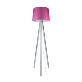 Modelight Deko Gri Ayak Pembe Şapka Lambader