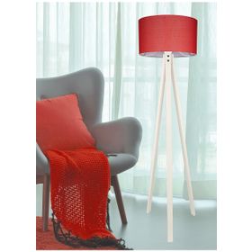 Modelight Deko Krem Ayak Bordo Şapka Abajur