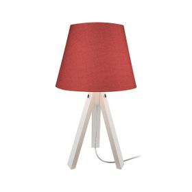 Modelight Deko Krem Ayak Bordo Şapka Abajur