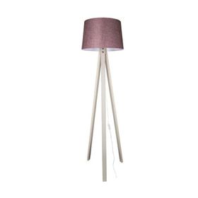 Modelight Deko Krem Ayak Tripod Lambader - Gül Kurusu