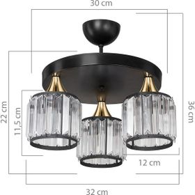 Modelight Haliç 3'lü Çember Avize