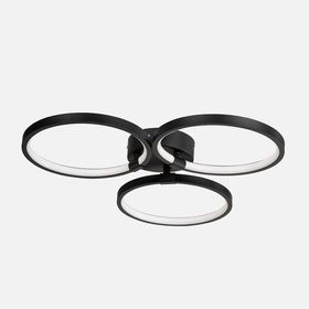 Modelight Konda Alüminyum 3'lü Yuvarlak Led Avize