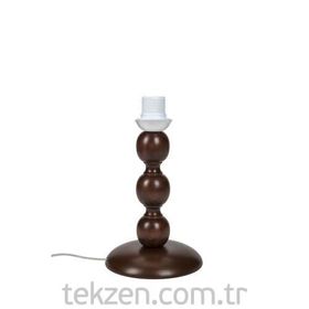 Modelight Küçük Boncuk Kahverengi Abajur Ayağı