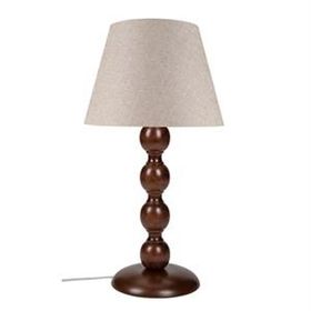 Modelight MNG.1876 Kahverengi Ayak-Kum Beji Şapka Boncuk Abajur