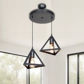 Modelight Prizma ABS Policarbonat 2'li Üçgen Avize