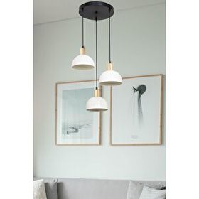 Modelight Taylor 3'lü Çember Krem Avize