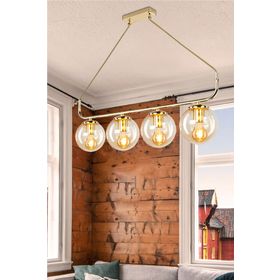 Modelight Terena Gold 4’lü Sıralı Avize