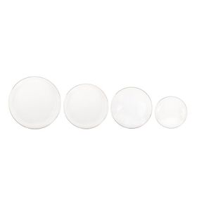 Modern Altın 6 Kişilik 24 Parça Yemek Takımı
