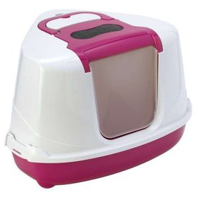 Moderna C250 44x56x36 cm Fuşya Flip Corner Köşeli Kedi Tuvaleti