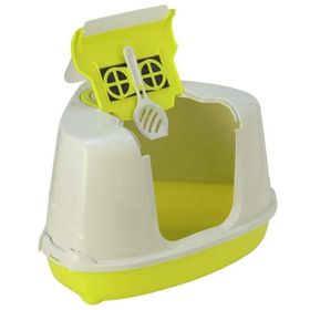 Moderna Flip Cat Filtreli 37x39x50 cm Sarı Kapalı Kedi Tuvaleti