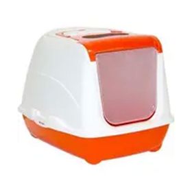 Moderna Flip Portakal 50 cm Kapalı Kedi Tuvaleti