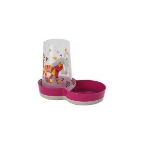 Moderna Friends 1,500 ml Fuşya Hazneli Mama ve Su Kabı
