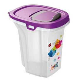 Moderna Love Saklama 6 lt Fuşya Kedi Mama-Su Kabı