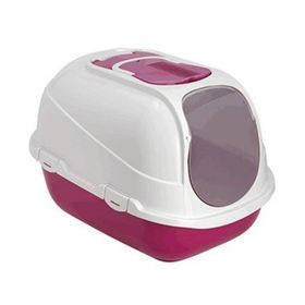 Moderna Mega Comfy Jumbo Kapalı Fuşya 66 cm Kedi Tuvaleti