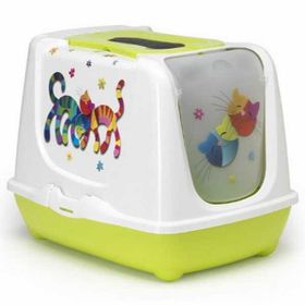 Moderna Moderna Trendy Yeşil 39,5x50x37,5 cm Kapalı Kedi Tuvaleti