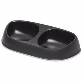 Moderna Siyah 2x200 ml Sensibowl İkili Kedi Mama Kabı