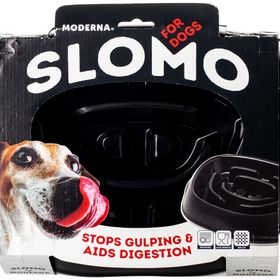 Moderna Siyah 950 ml Slomo Hızlı Yeme Önleyici Köpek Mama Kabı