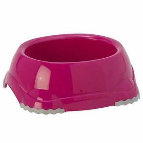 Moderna Smart Sarı Fuşya 315 ml Plastik Kedi Köpek Mama ve Su Kabı