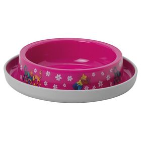 Moderna Trendy Friends Fuşya Plastik Mama ve Su Kabı