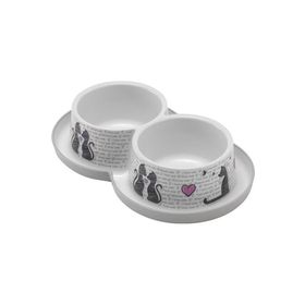 Moderna Trendy Love 2x350 ml Beyaz 2'li Mama Su Kabı