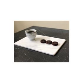 Modestmar 20x30 cm Doğal Calacatta Mermer Sunum Tabağı