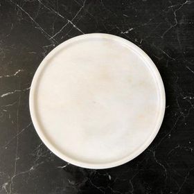 Modestmar Doğal Mermer Yuvarlak Tepsi