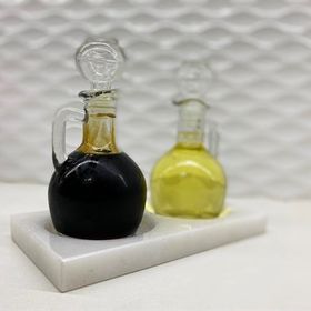 Modestmar Doğal Standı Beyaz Mermer Yağdanlık