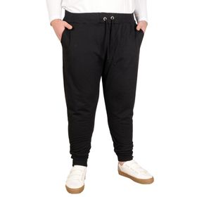 ModeXL B20507 Erkek Siyah Büyük Beden Düz Paça Eşofman Altı