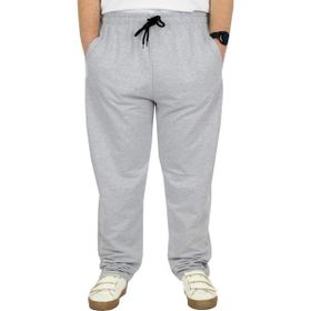 ModeXL Classic 2 İp Gri Büyük Beden Erkek Eşofman Altı
