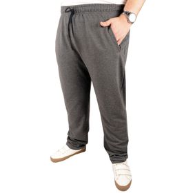ModeXL Classic 2 İp Siyah Büyük Beden Erkek Eşofman Altı