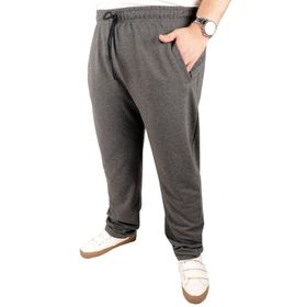 ModeXL Classic 2 İp Siyah Büyük Beden Erkek Eşofman Altı