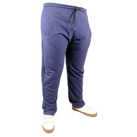 ModeXL Classic 2 İp Siyah Büyük Beden Erkek Eşofman Altı