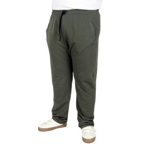 ModeXL Classic 2 İp Siyah Büyük Beden Erkek Eşofman Altı