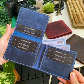 Modica Cosmos Hakiki Deri Pisotlu Erkek Cüzdan