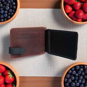 Modica Fermi Hakiki Deri Minimalist Erkek Kartlık