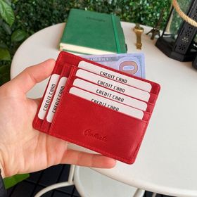 Modica Flerna - Super Slim Rfid Korumalı Deri Unisex Kartlık Cüzdan