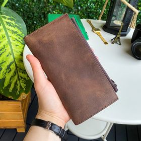 Modica Mannu Elite Serie El Bantlı Hakiki Deri Uzun Unisex Cüzdan