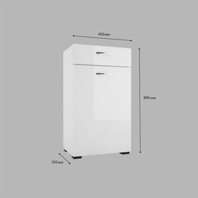Modilayn ARD-129 45x80 cm Çamaşır Banyo Dolabı
