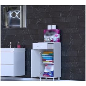Modilayn Emir 45x88x32.5 CM 3 Raf 4 Bölmeli Çok Amaçlı Dolap