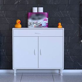 Modilayn Emir 90x88x32.5 CM 1 Raf 2 Bölmeli Çok Amaçlı Dolap