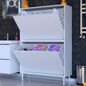 Modilayn İlkim 100x138x32.5 cm Bölmeli Çok Amaçlı Dolap