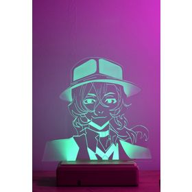 Modiwa Design Bungo Stray Dogs Chuuya Nakahara 16 Renk Gece Lambası