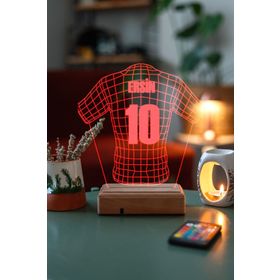 Modiwa Design Futbol Sevenlere Hediye Tasarım 3D LED Forma Gece Lambası