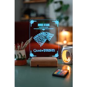 Modiwa Design Game Of Thrones House Stark 16 Renk Renkli Gece Lambası
