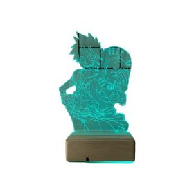 Modiwa Design Monkey D. Luffy One Piece 16 Renk Renkli Gece Lambası