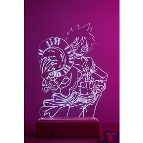 Modiwa Design Monkey D. Luffy One Piece 16 Renk Renkli Gece Lambası