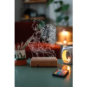 Modiwa Design Monkey D. Luffy One Piece 16 Renk Renkli Gece Lambası