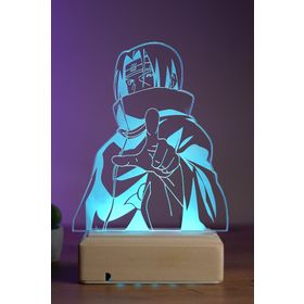 Modiwa Design Naruto Itachi 16 Renk Gece Lambası
